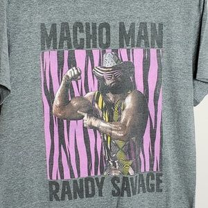 Macho Man Randy Savage WWF WWE Wrestling M Shirt